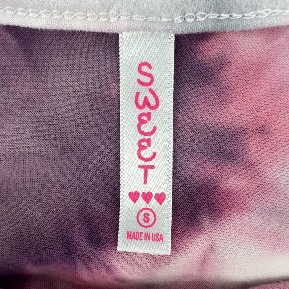 Sweet Tie Dye Crop Tank Top Size Small Women’s - Picture 2 of 4